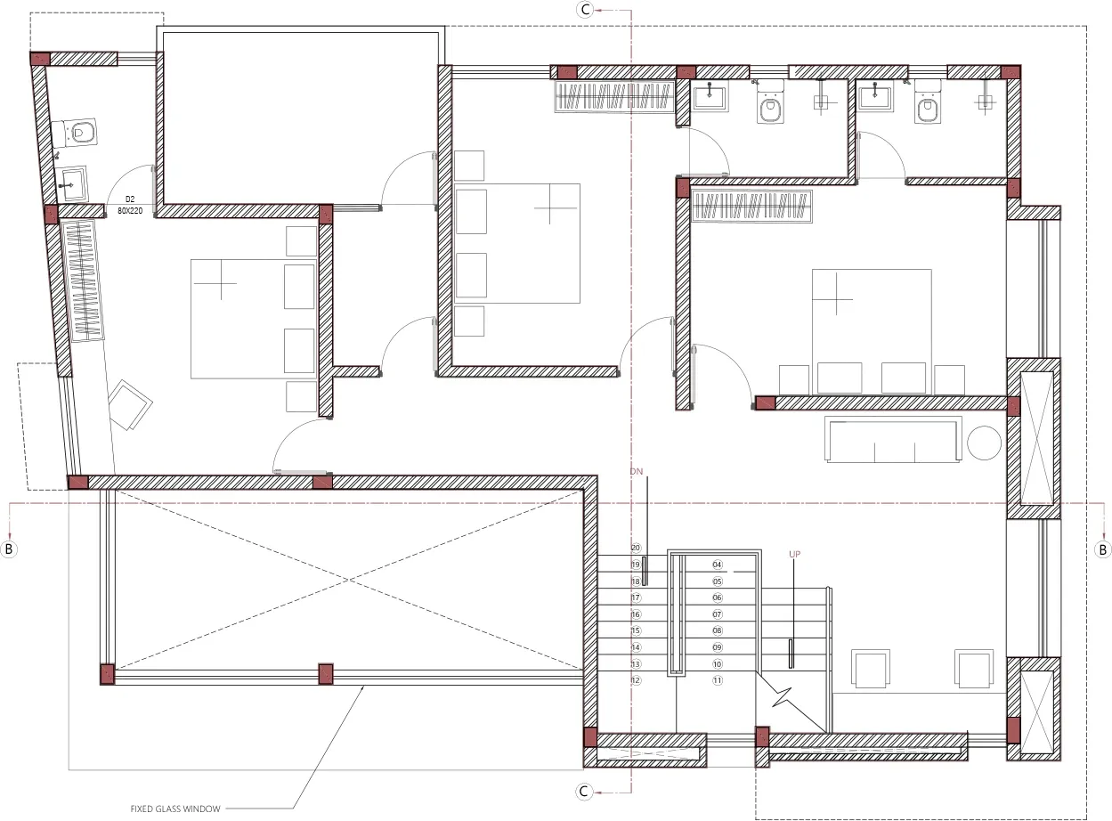 First-floor plan