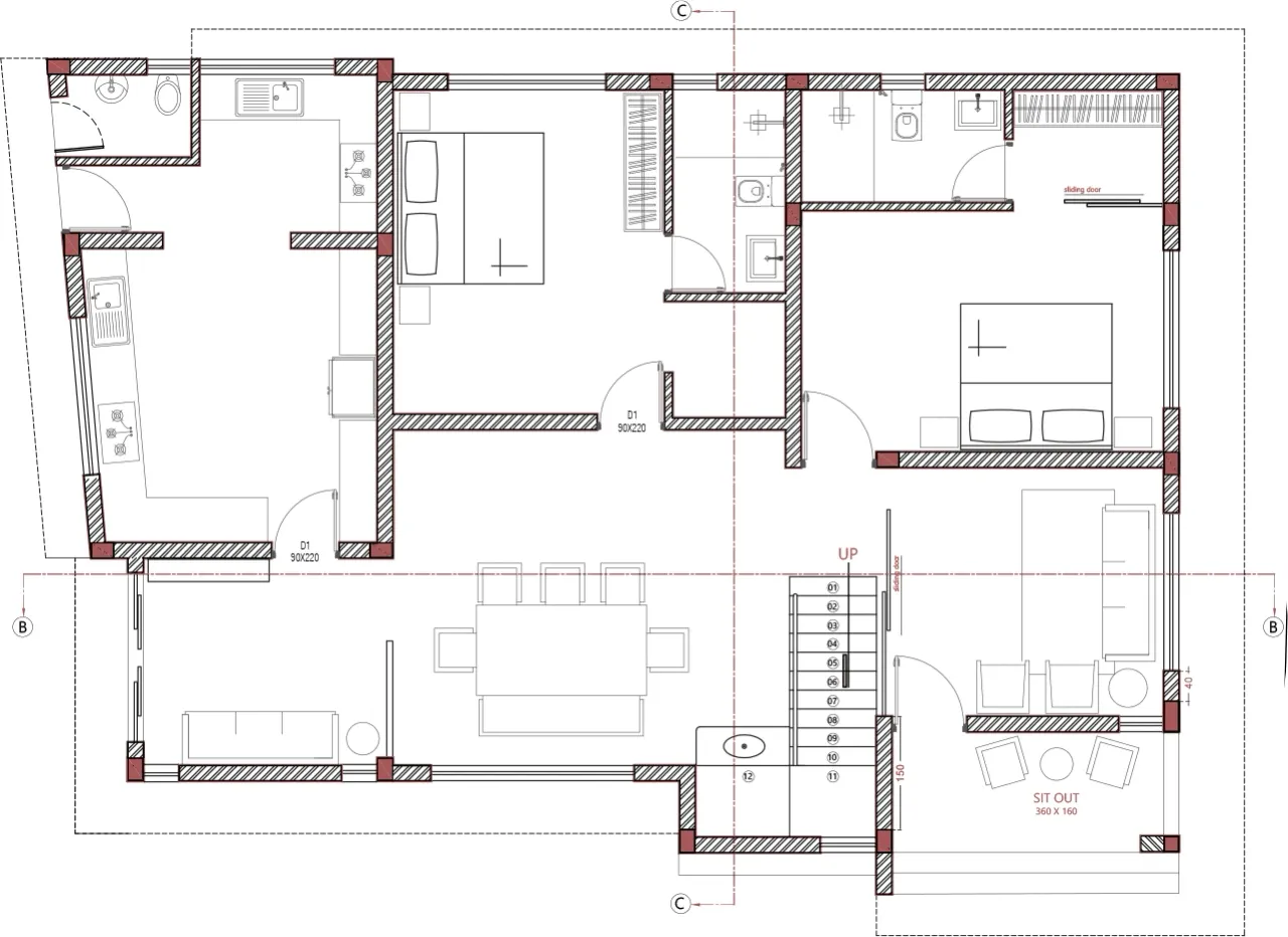Ground-floor plan