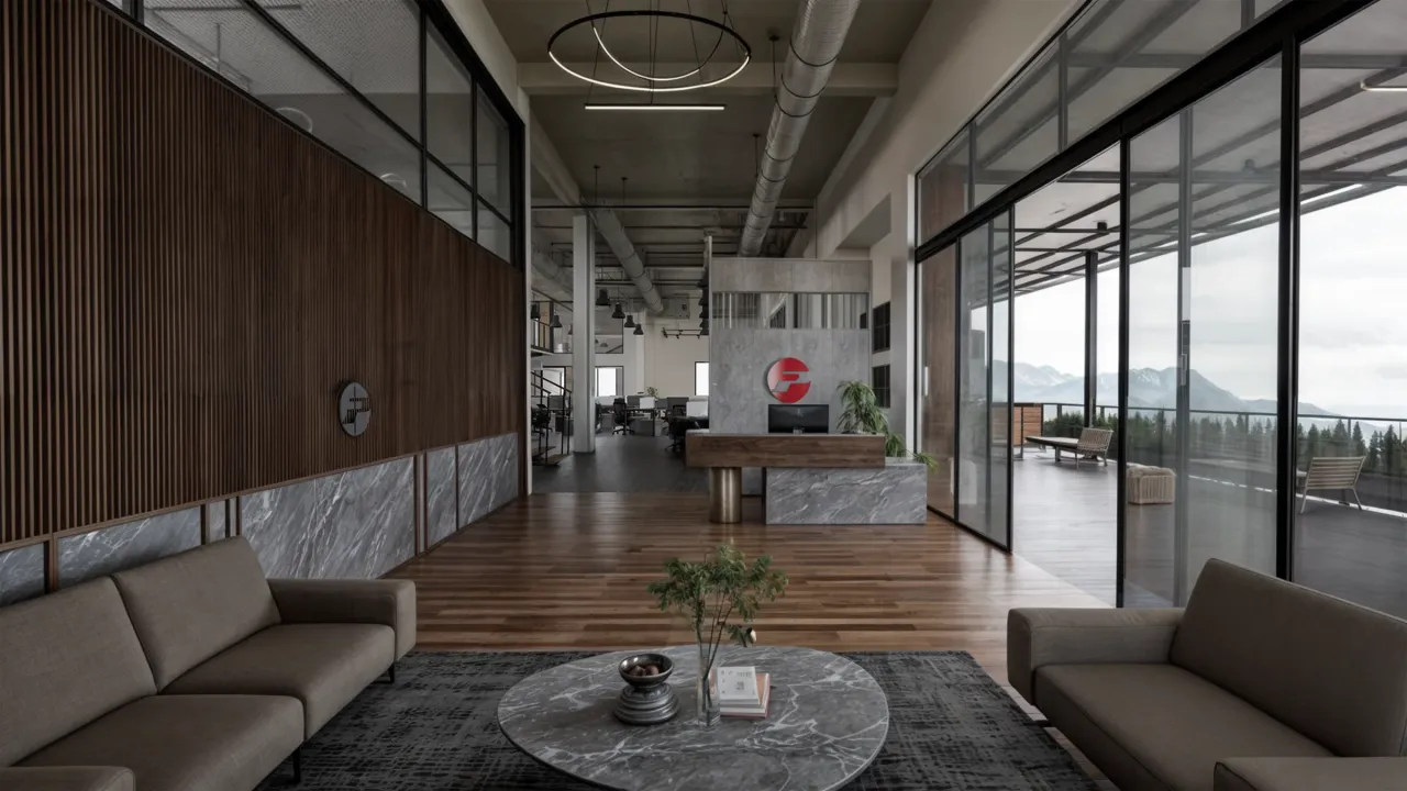Lobby — design visualisation