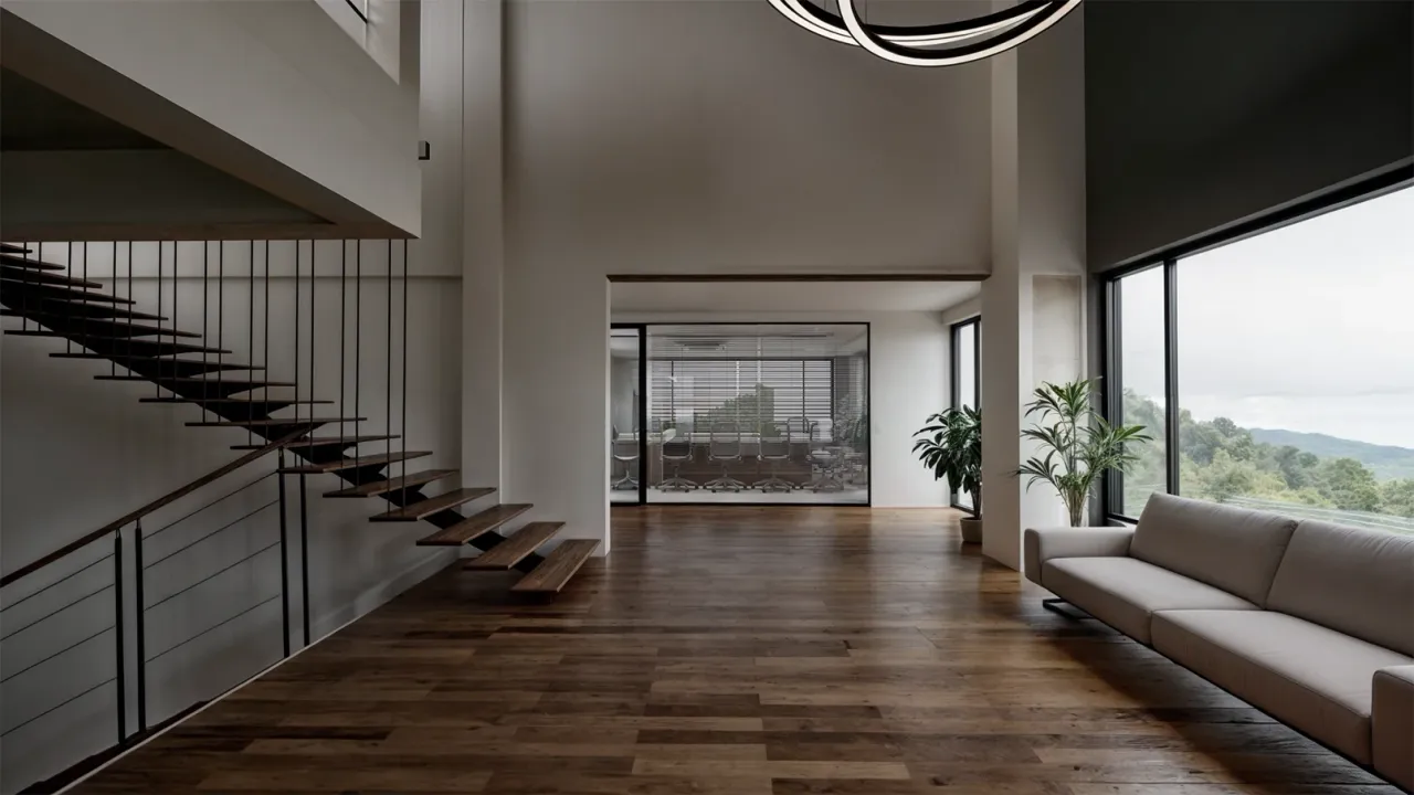 Waiting area — design visualisation