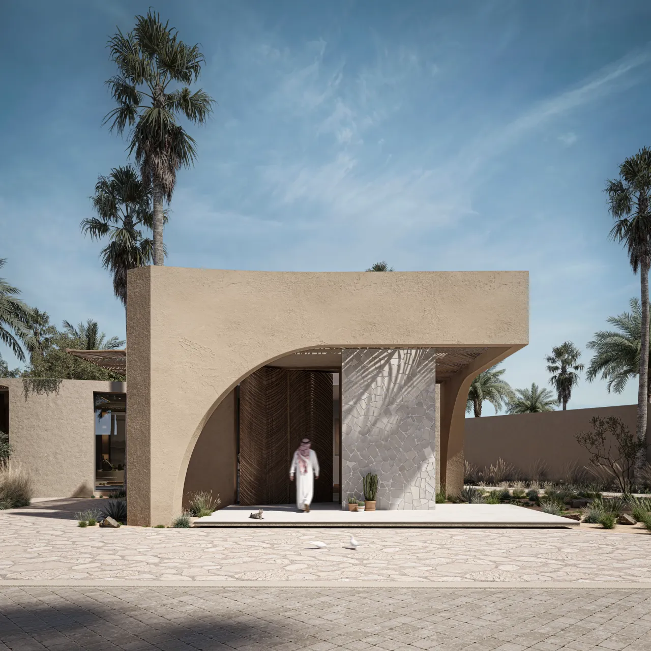 The arch as an entrance and facade element