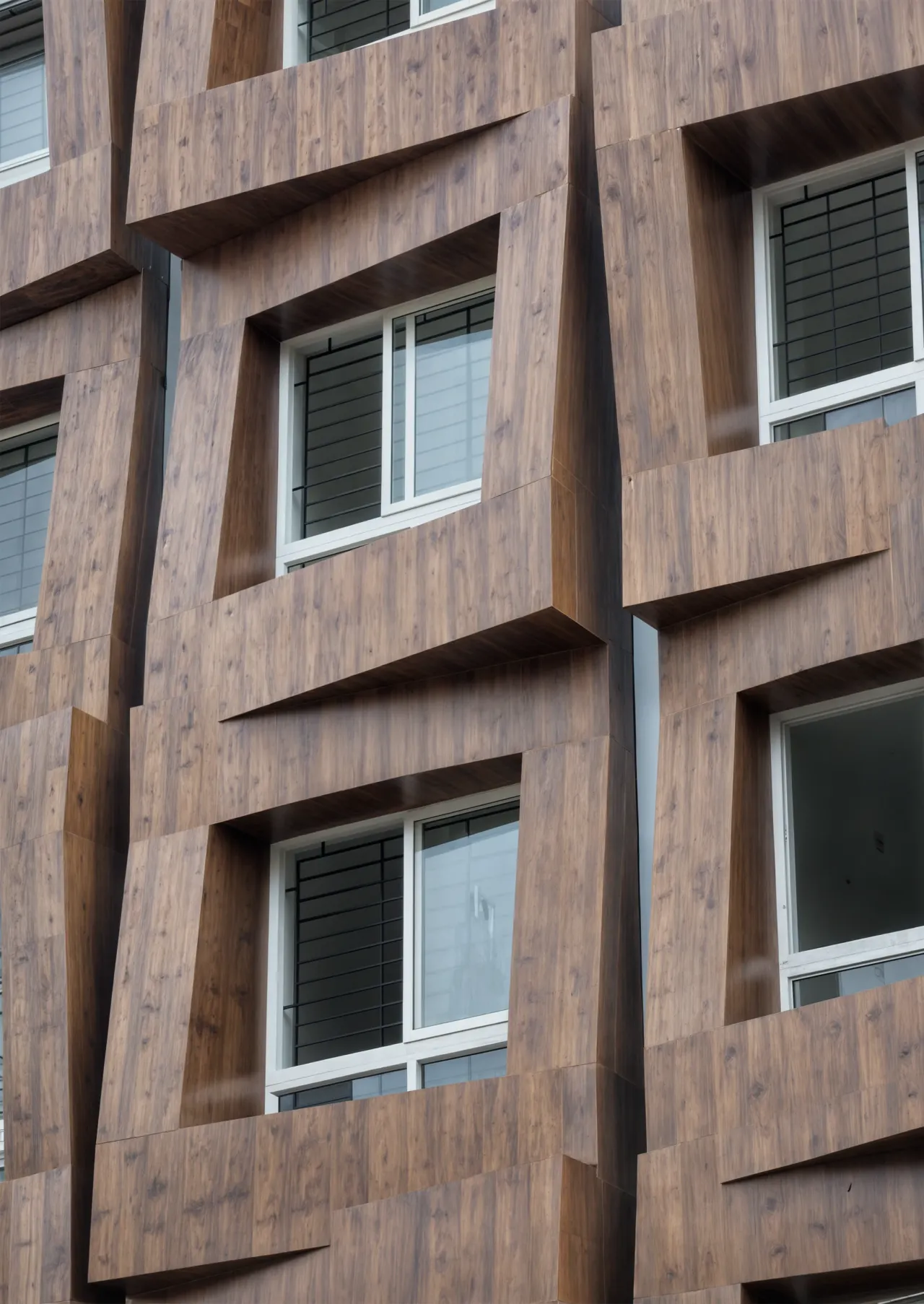 Detail of the projecting window surrounds