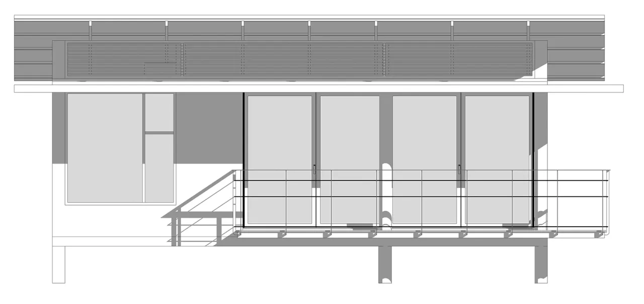 Cottage front elevation